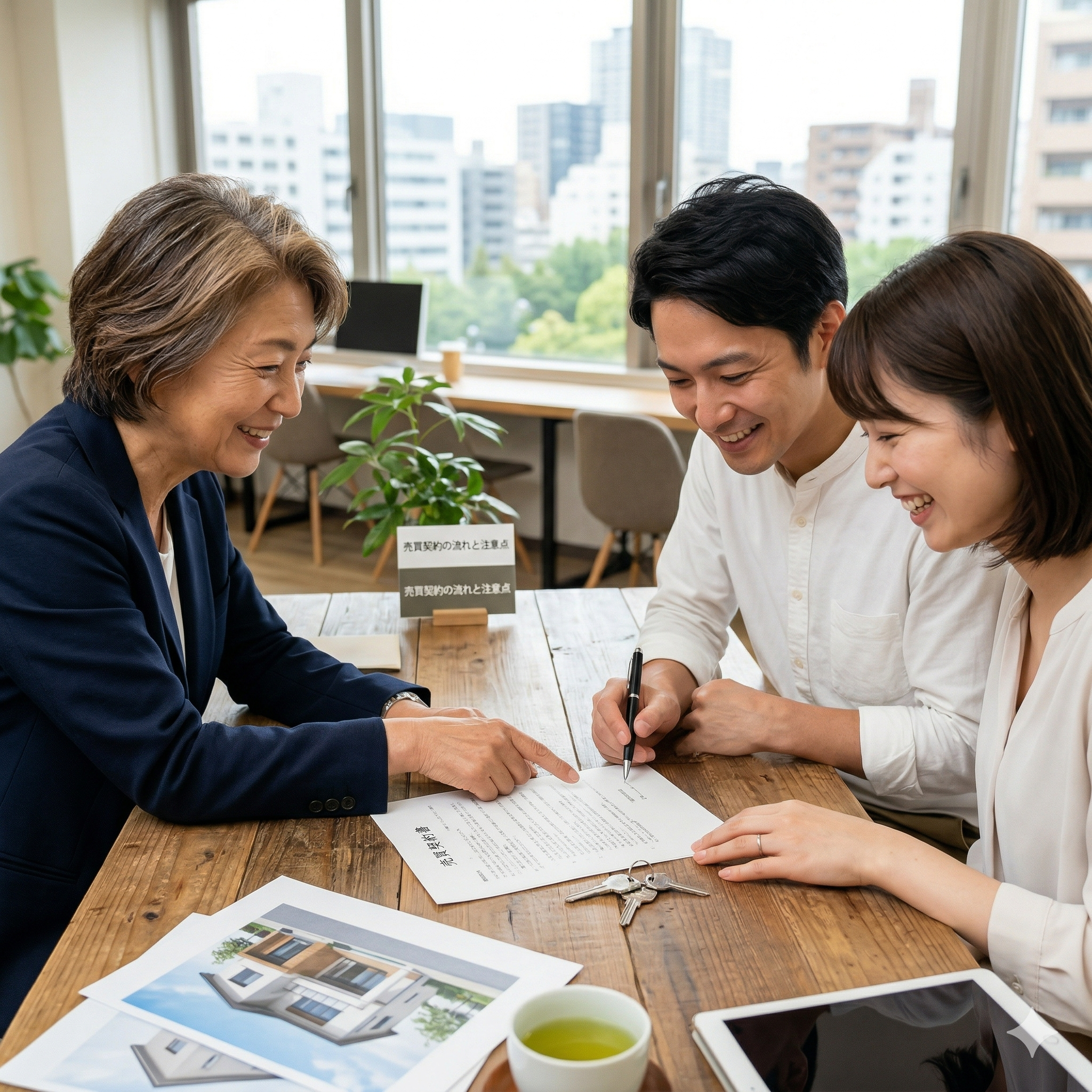 売却契約の流れと注意点