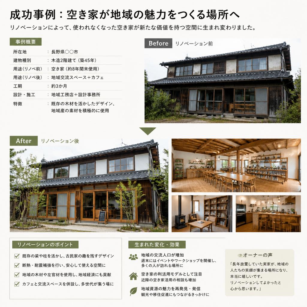 事例紹介：成功したリノベーション