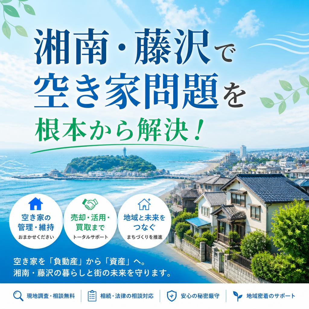 湘南・藤沢で空き家問題を根本から解決！