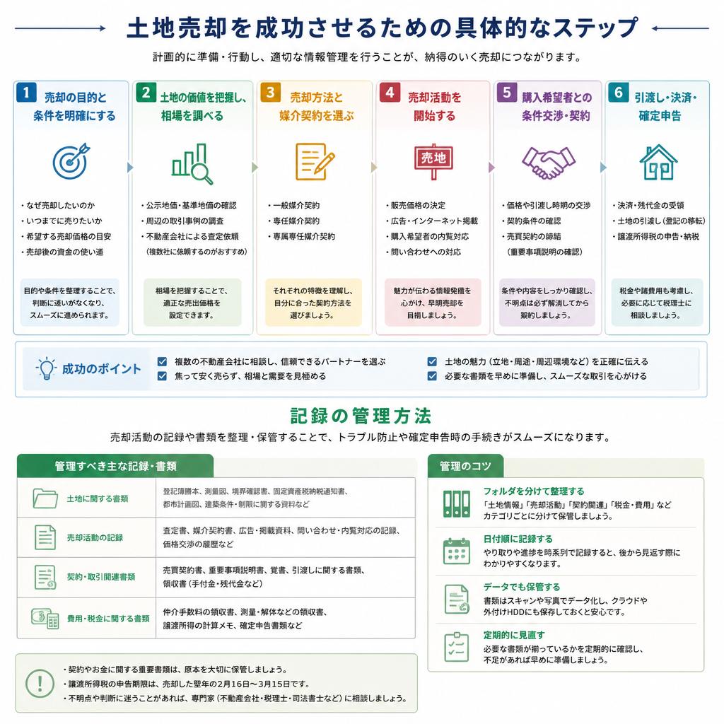 5. スムーズな土地売却を実現するためのポイント