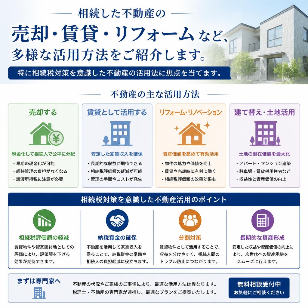 不動産を活かす選択肢