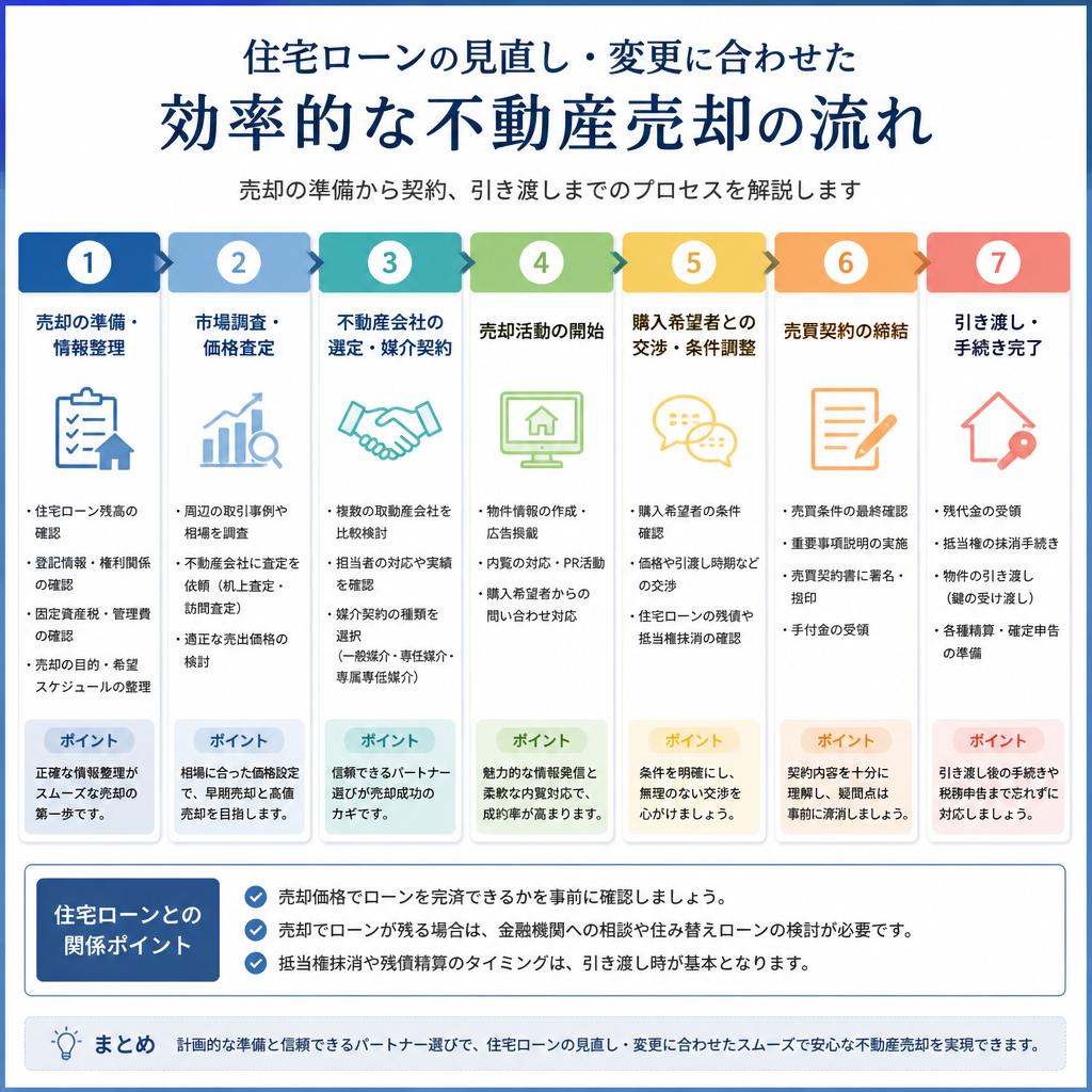 賢い売却の流れとは