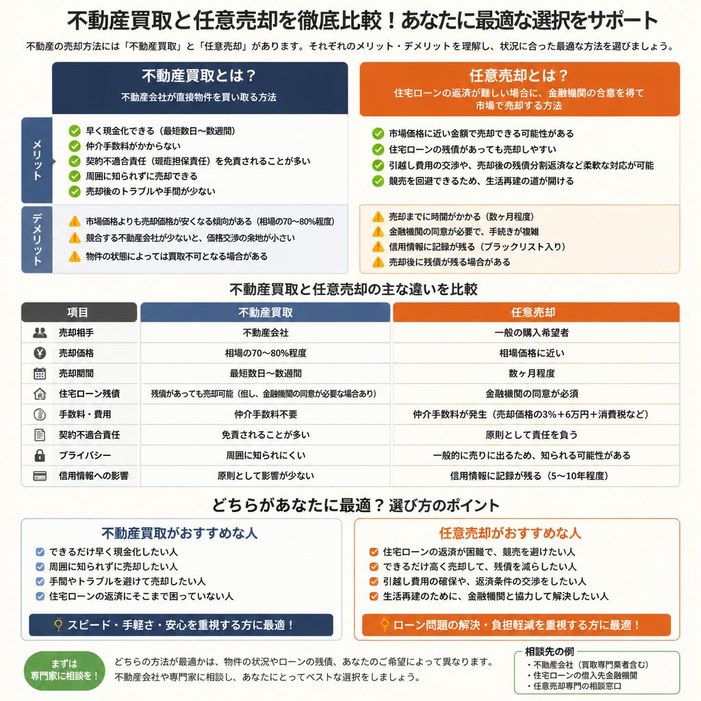 不動産買取の選択肢
