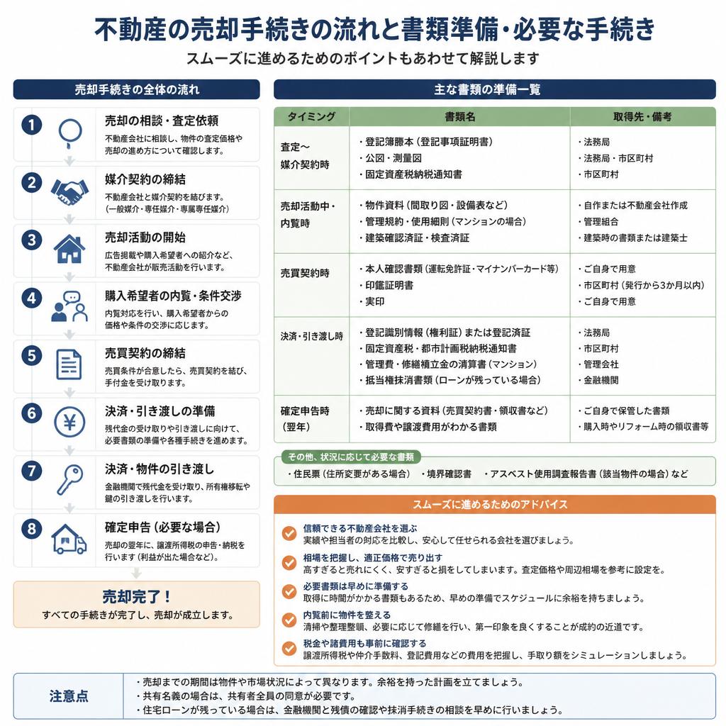 売却手続きの具体的な方法