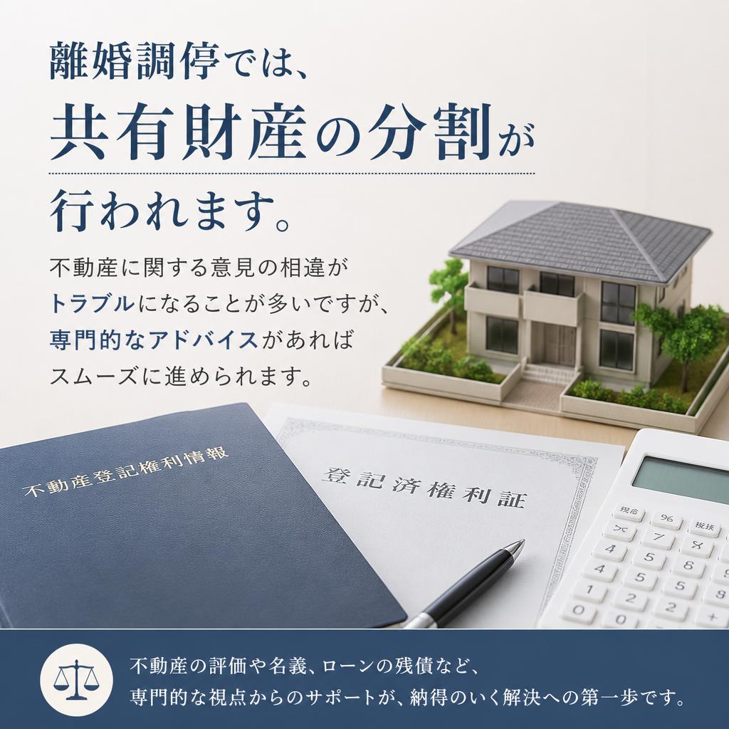 離婚調停と不動産に関するお悩み