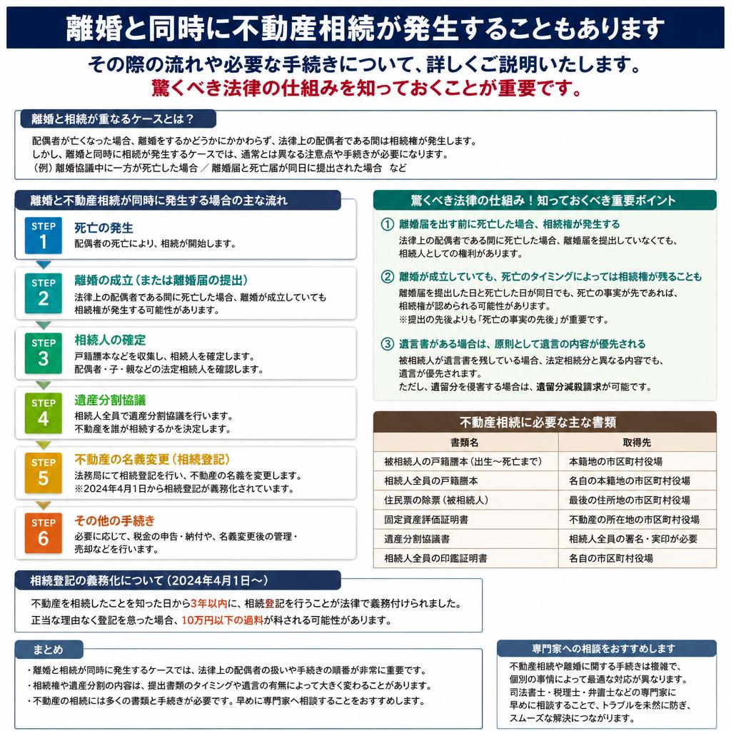 不動産相続の流れ
