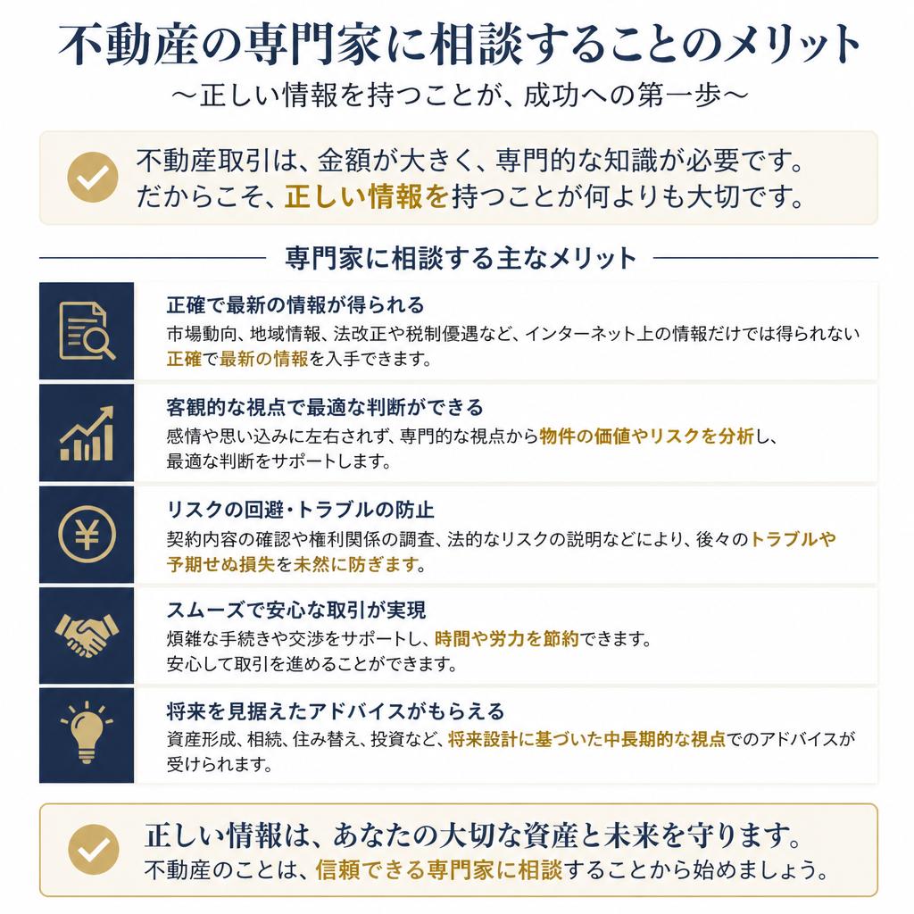 専門家に相談する重要性