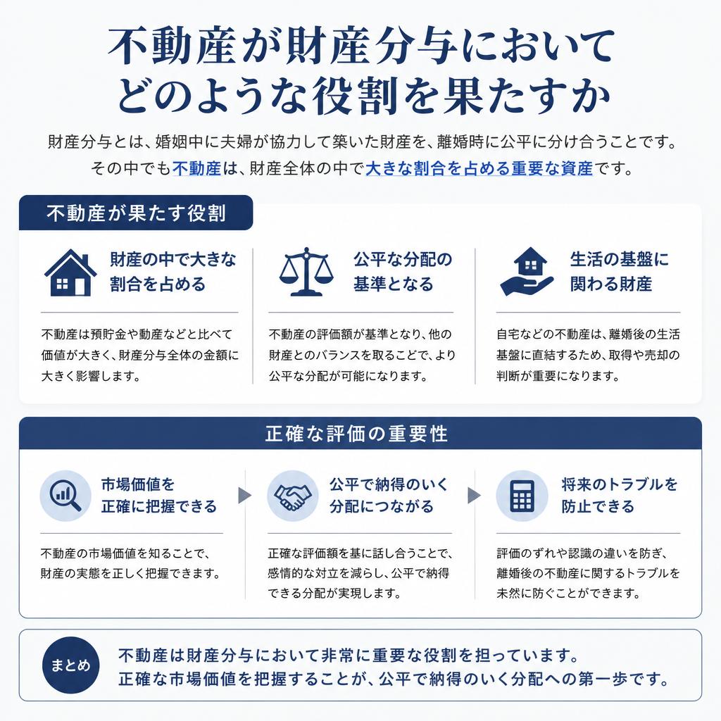 2. 不動産の評価と財産分与の関係